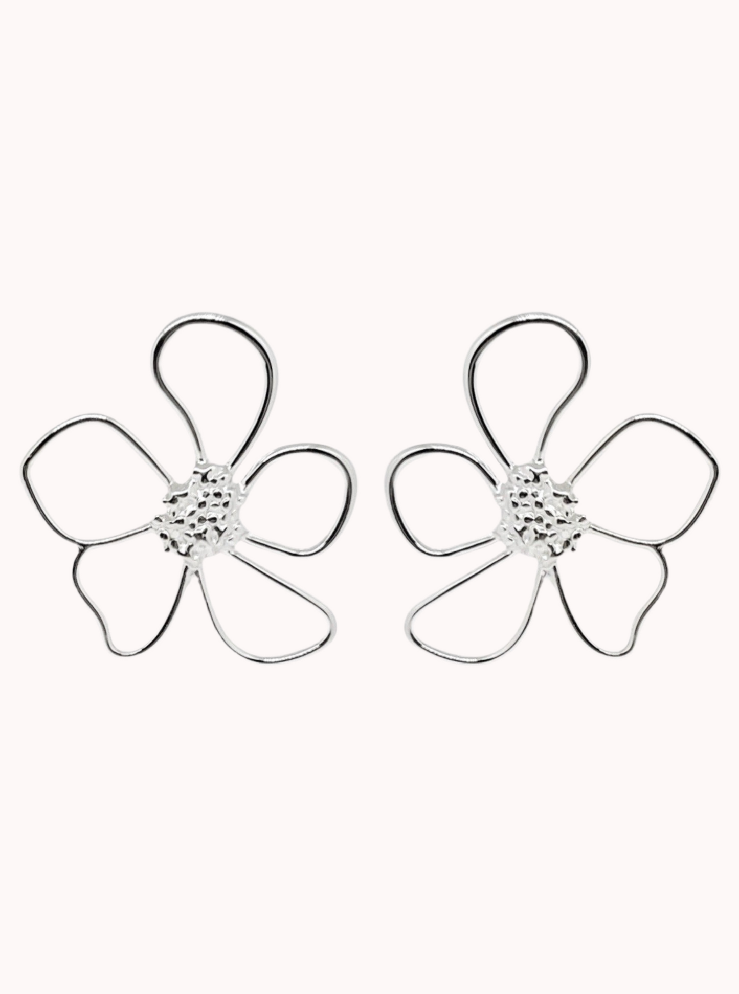 Brincos Bloom | Prateados