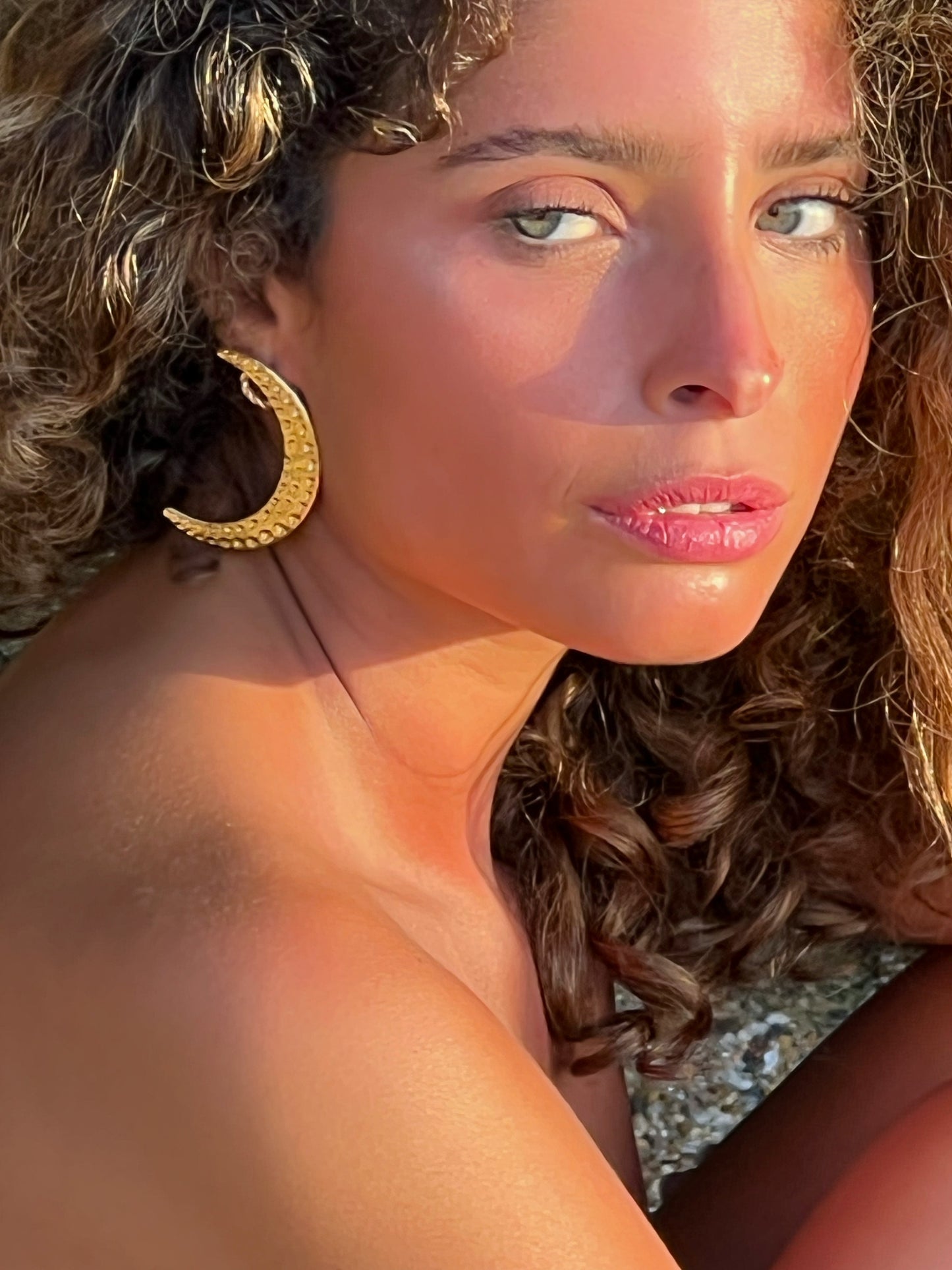 Pendientes Moonchild | Dorados