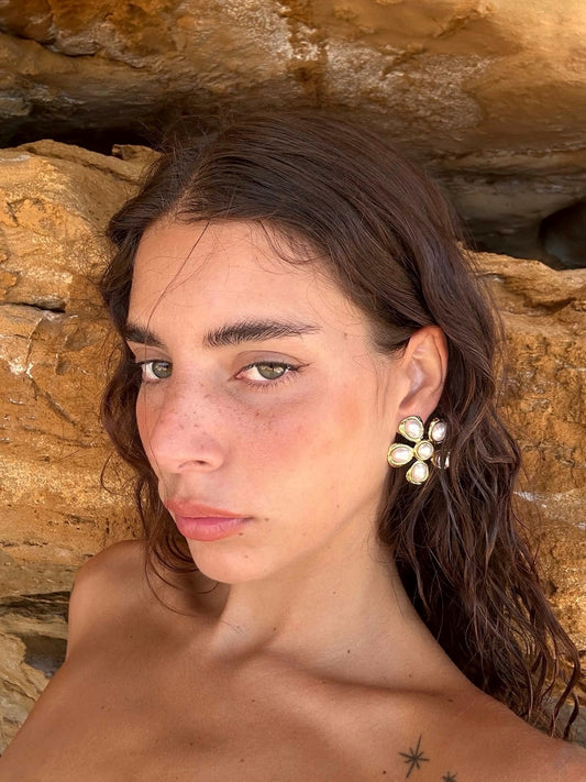 Brincos She Dreams in Flowers  | Dourados