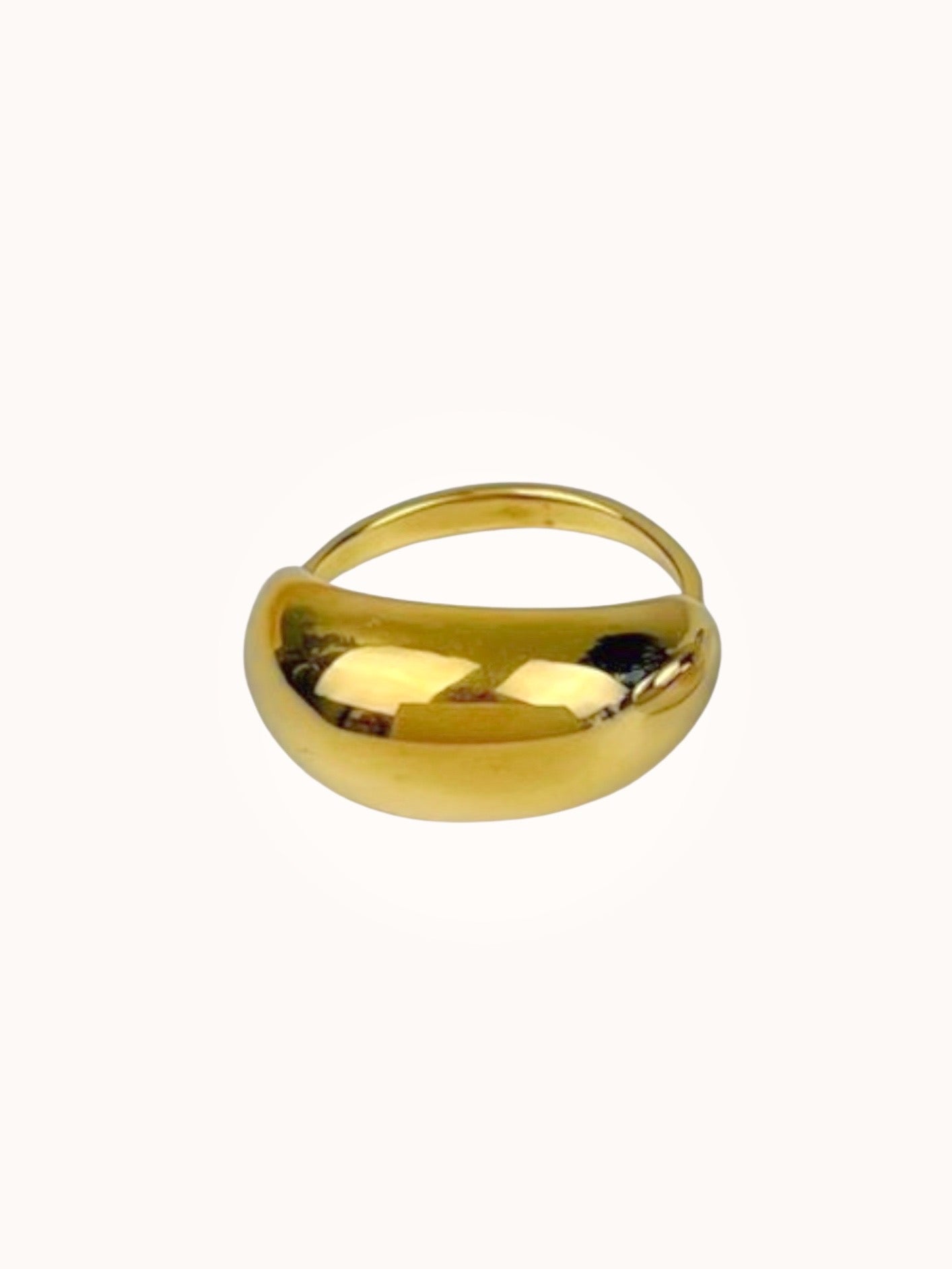 Anel Bold | Ajustável | Dourado