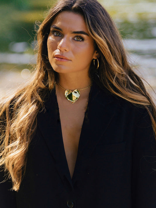 Gargantilha Hearts On Fire | Dourada